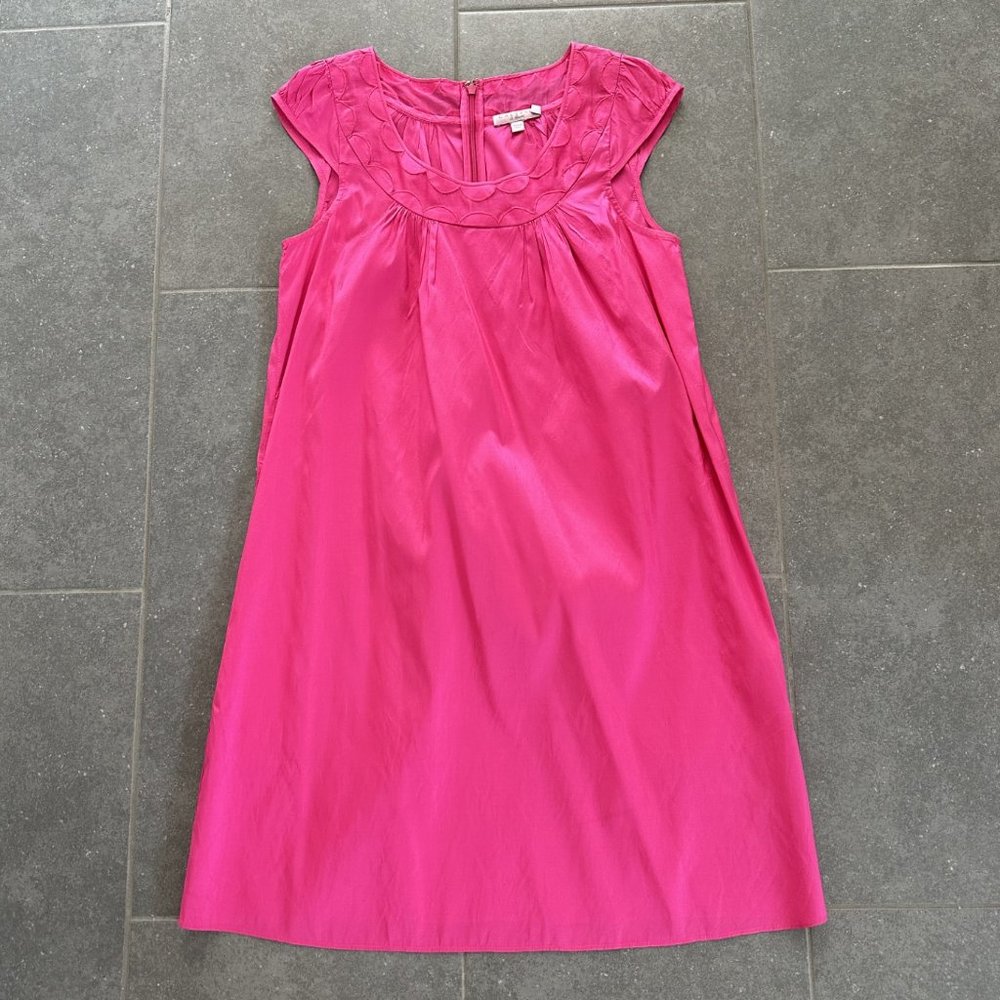 EUC Calypso St. Barth Silk A-Line Cap Sleeve Dress